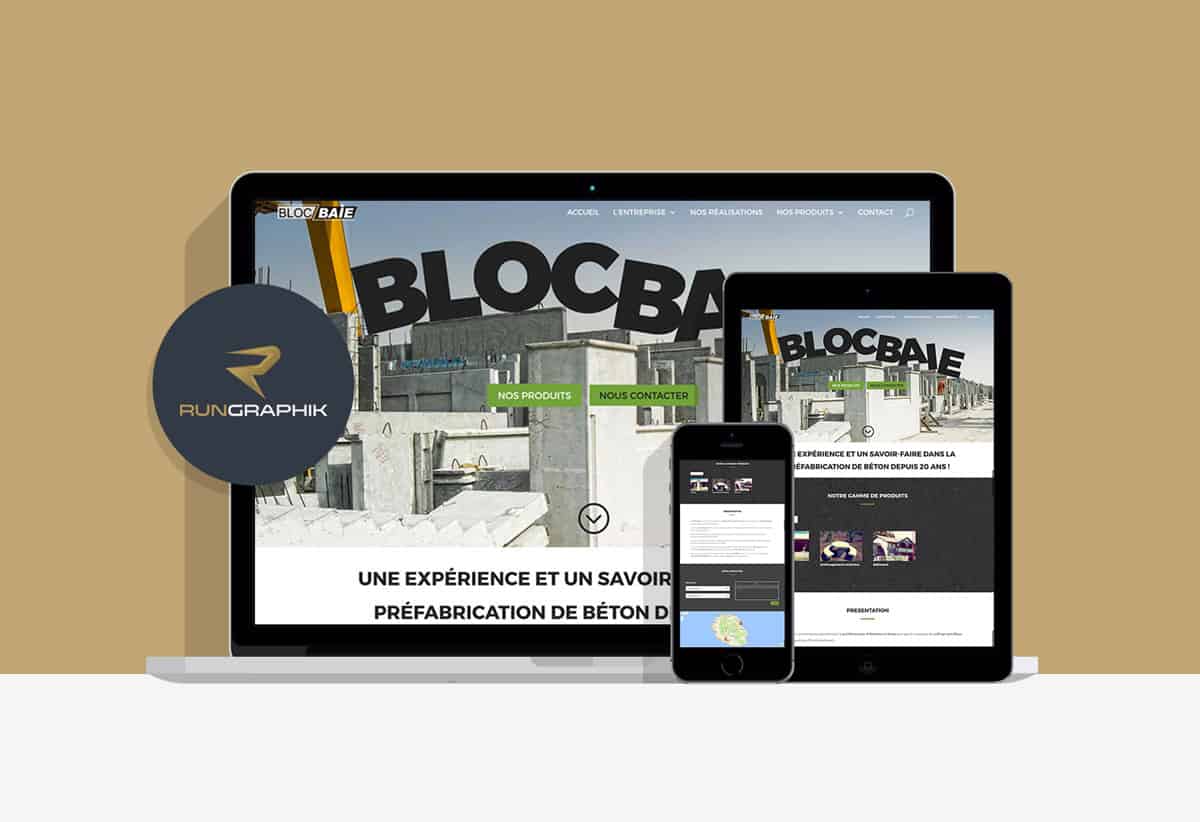 Site web Bloc Baie
